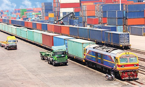 Vận tải đường sắt - Vận Chuyển Container